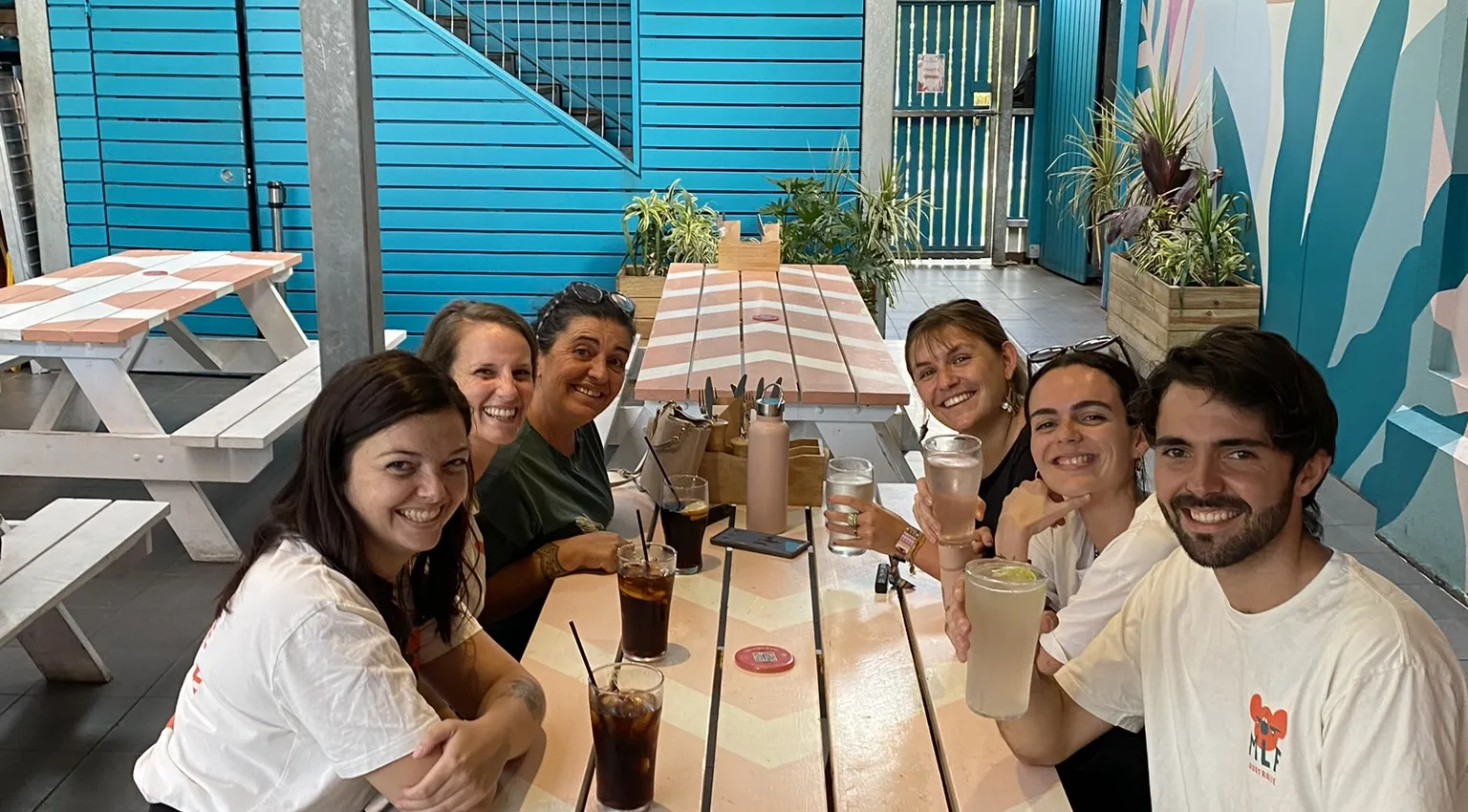 Backpackers au co-living My Little France à Brisbane lors d'une arrivée en PVT Australie