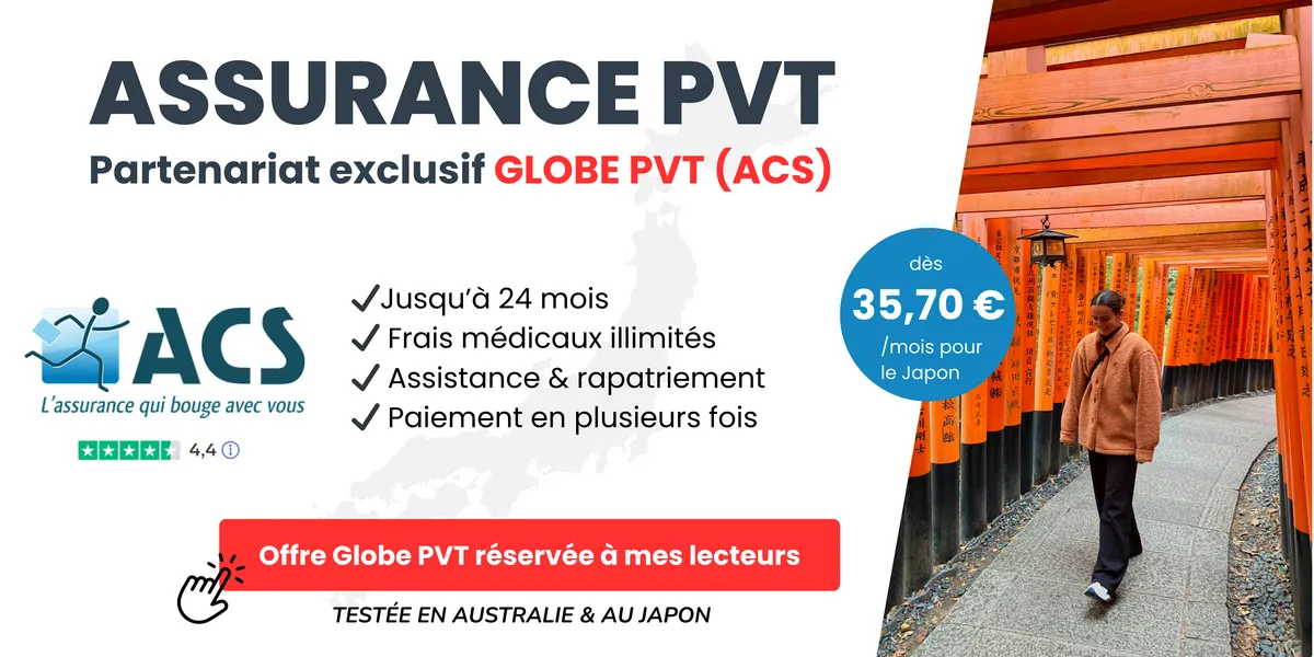assurance pvt japon via globe pvt d'ACS, partenariat exclusif avec Goldenturtles
